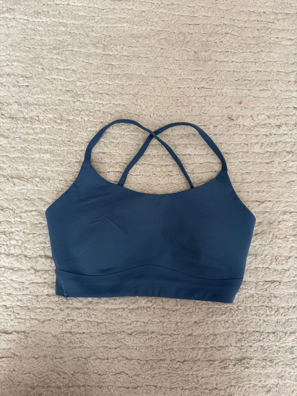navy sports bra